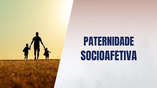 Paternidade socioafetiva [upl. by Berthold]