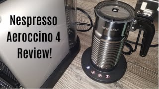 Nespresso Aeroccino 4 Milk Frother Review  Worth upgrading from the Aeroccino 3 [upl. by Benedikta]