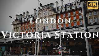 London Victoria Station Walk Through England 4K [upl. by Lucio427]