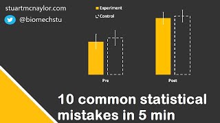 Ten Statistical Mistakes in 5 Min [upl. by Kciremed196]