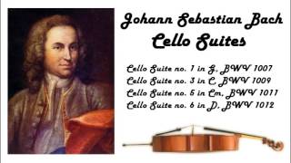 Johann Sebastian Bach  Cello suites in 432 Hz great for reading or studying [upl. by Atilamrac]