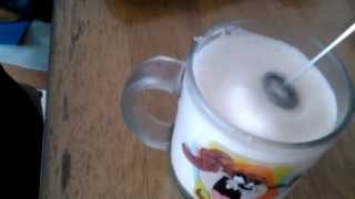 Aerolatte Review Frothing Cold Milk In Under 1 Minute [upl. by Gillan]